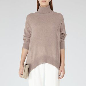 REISS Daveen cashmere sweater black